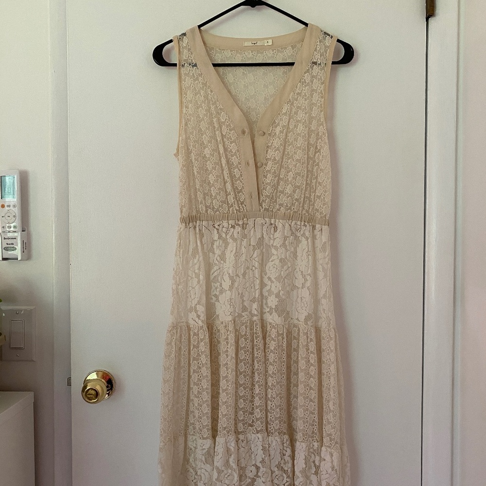Tiered Lace Dress